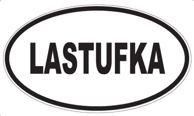 LASTUFKA - Oval Sticker
