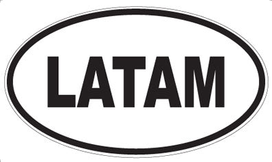 LATAM - Oval Magnet