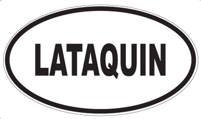 LATAQUIN - Oval Magnet