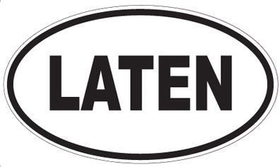 LATEN - Oval Magnet