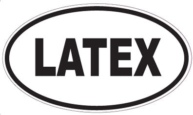 LATEX - Oval Magnet