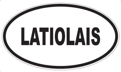 LATIOLAIS - Oval Sticker