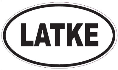 LATKE - Oval Magnet