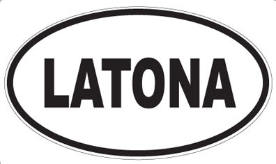 LATONA - Oval Magnet