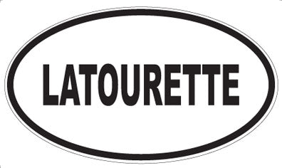 LATOURETTE - Oval Magnet