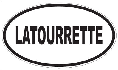 LATOURRETTE - Oval Magnet