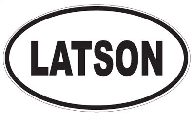 LATSON - Oval Magnet