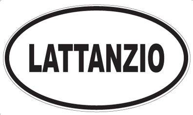 LATTANZIO - Oval Magnet