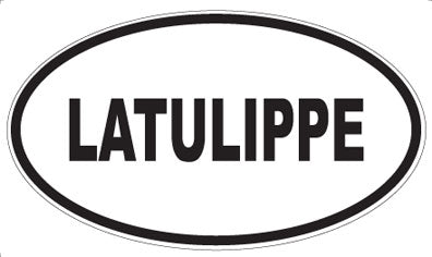 LATULIPPE - Oval Magnet