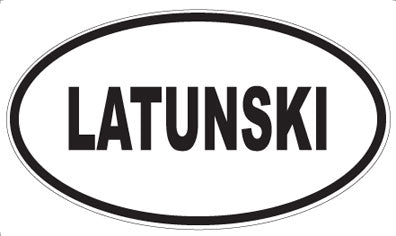 LATUNSKI - Oval Magnet