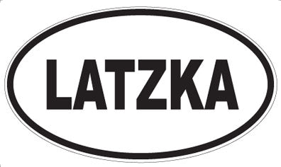 LATZKA - Oval Sticker