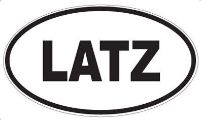 LATZ - Oval Magnet