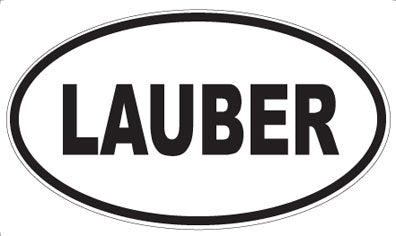 LAUBER - Oval Magnet