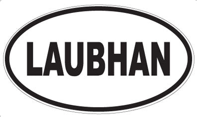 LAUBHAN - Oval Sticker