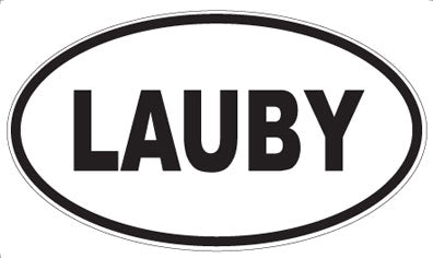 LAUBY - Oval Magnet