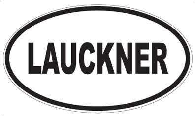 LAUCKNER - Oval Magnet