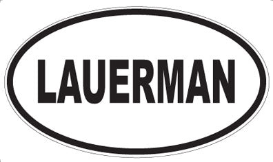 LAUERMAN - Oval Magnet