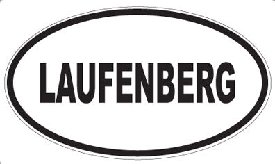 LAUFENBERG - Oval Sticker