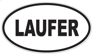 LAUFER - Oval Sticker