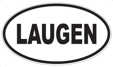 LAUGEN - Oval Sticker