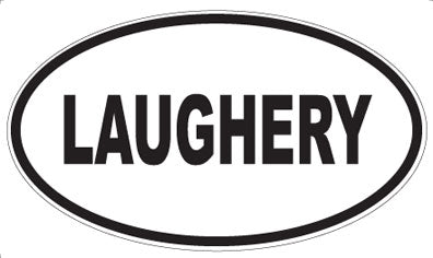 LAUGHERY - Oval Magnet