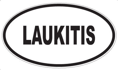 LAUKITIS - Oval Magnet