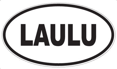 LAULU - Oval Sticker