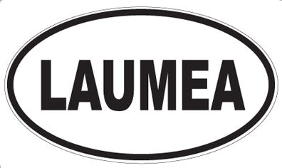 LAUMEA - Oval Sticker