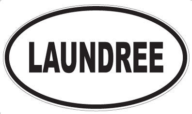 LAUNDREE - Oval Magnet