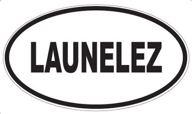 LAUNELEZ - Oval Magnet