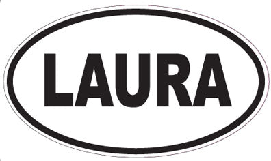 LAURA - Oval Magnet
