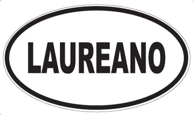 LAUREANO - Oval Magnet