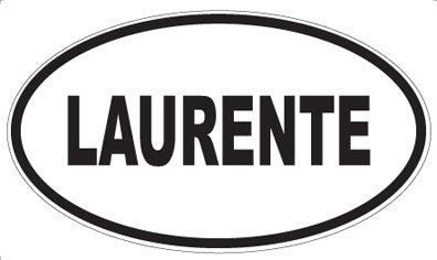 LAURENTE - Oval Magnet