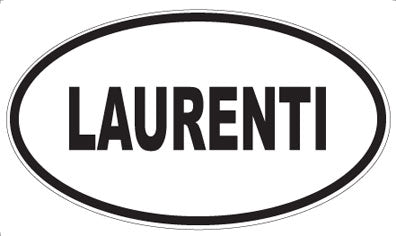 LAURENTI - Oval Sticker