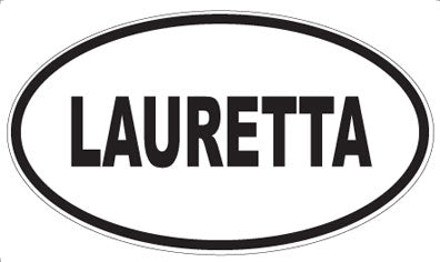 LAURETTA - Oval Magnet