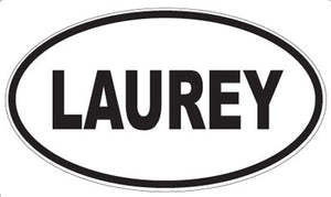 LAUREY - Oval Sticker