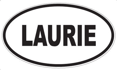 LAURIE - Oval Magnet