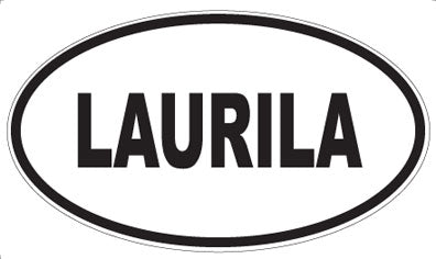 LAURILA - Oval Sticker