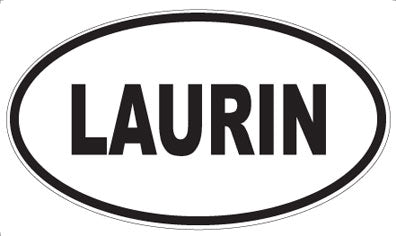 LAURIN - Oval Magnet