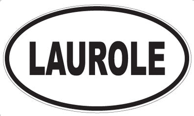 LAUROLE - Oval Sticker