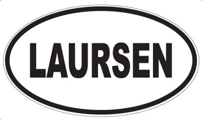 LAURSEN - Oval Magnet