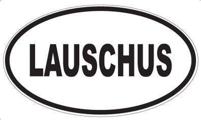 LAUSCHUS - Oval Sticker
