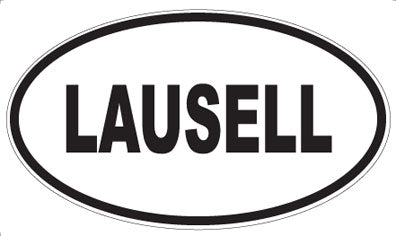 LAUSELL - Oval Sticker
