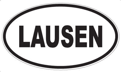 LAUSEN - Oval Sticker