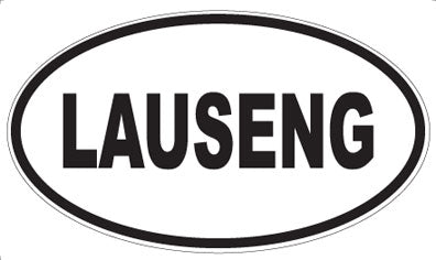 LAUSENG - Oval Sticker
