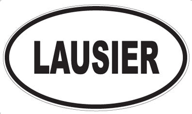 LAUSIER - Oval Sticker