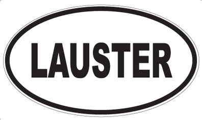 LAUSTER - Oval Magnet