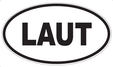 LAUT - Oval Sticker