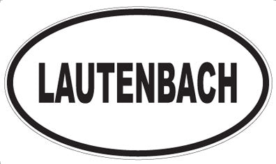 LAUTENBACH - Oval Sticker
