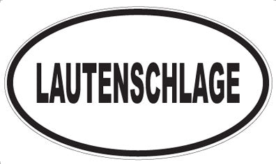 LAUTENSCHLAGE - Oval Sticker